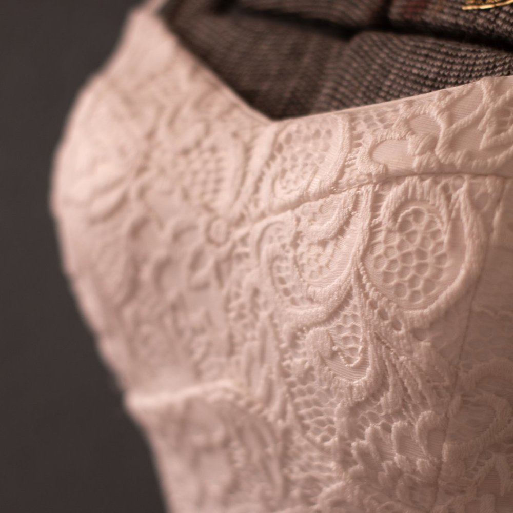 As U Wish Dress With knit Lace Top